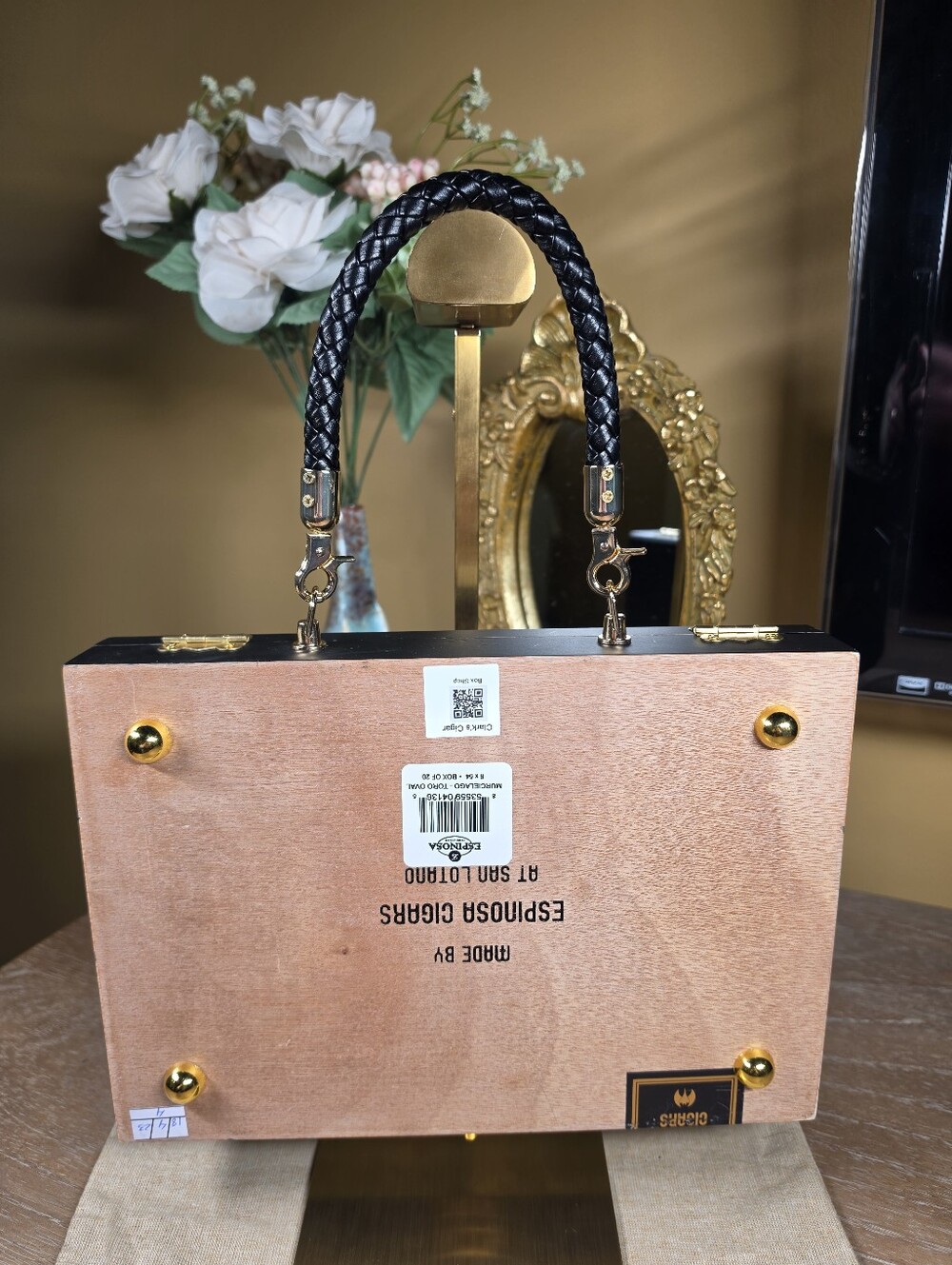 MURCIELAGO DE ORO Monster Handcrafted Cigar Box Purse NWT! - Picture 6 of 9